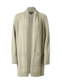 Product image thumbnail - Repeat Cashmere - Green Cashmere Cardigan
