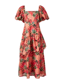 Red Pineapple Print Dress 