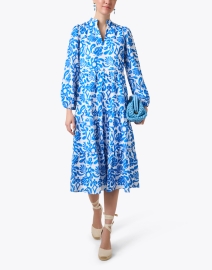 Look image thumbnail - Sail to Sable - Blue Splash Print Dress