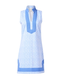 Blue Print French Terry Tunic Dress