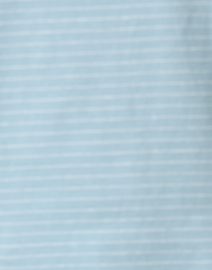 Fabric image thumbnail - Vince - Aqua and Off-White Striped Cotton Tee