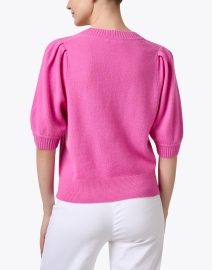Back image thumbnail - White + Warren - Pink Cashmere Sweater