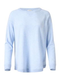 Blue Cashmere Sweatshirt