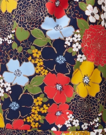 Fabric image thumbnail - Jude Connally -  Megan Navy Multi Print Dress