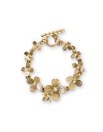 Product image thumbnail - Oscar de la Renta - Gold Hydrangea Bracelet