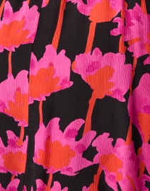 Fabric image thumbnail - Jason Wu - Pink and Black Print Silk Chiffon Dress