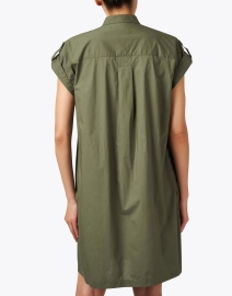 Back image thumbnail - A.P.C. - Doreen Green Shirt Dress