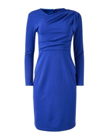 Product image thumbnail - Chloe Kristyn - Bianca Blue Ponte Knit Dress
