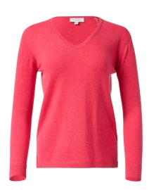 Product image thumbnail - Kinross - Geranium Pink Cashmere Sweater