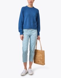 Look image thumbnail - Margaret O'Leary - Lola Blue Cotton Sweater