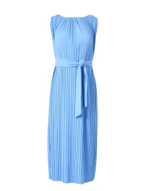 Blue Edile Pleated Dress