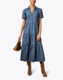 Look image thumbnail - Brochu Walker - Havana Blue Midi Dress