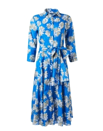 Rosso35 - Blue Floral Print Dress