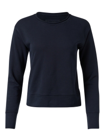 Navy Cotton Sweatshirt