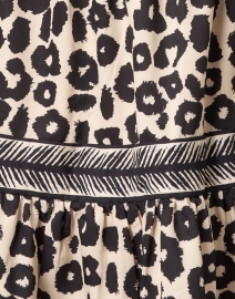Fabric image thumbnail - Gretchen Scott - Teardrop Cheetah Print Ruffled Dress