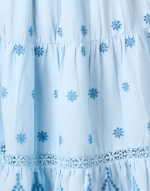 Fabric image thumbnail - Bell - Ann Blue Eyelet Cotton Dress
