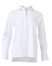 Maxine White Stretch Cotton Shirt