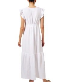 Back image thumbnail - Honorine - White Maxi Dress
