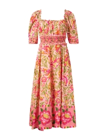 Product image thumbnail - Farm Rio - Pink and Yellow Multi Print Dress