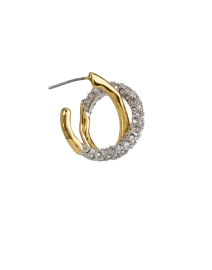 Back image thumbnail - Alexis Bittar - Solanales Gold Twist Earrings