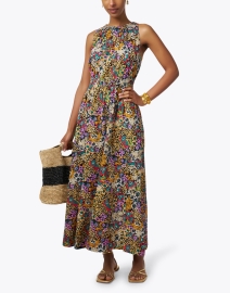 Look image thumbnail - Apiece Apart - Wildflower Print Cotton Tank Dress