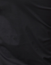 Fabric image thumbnail - Veronica Beard - Black Stretch Cotton Ruched Shirt Dress