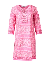 Charlie Pink Printed Cotton Tunic Dress