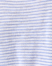 White + Warren - Blue & White Stripe Linen Tee