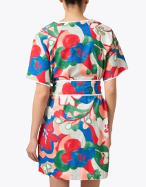 Back image thumbnail - Frances Valentine - Doris Multi Floral Print Cotton Dress