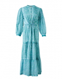 Lisbon Blue Print Maxi Dress