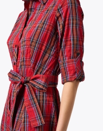 Extra_1 image thumbnail - Finley - Laine Red Plaid Shirt Dress