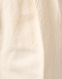 Fabric image thumbnail - Ines de la Fressange - Odette Ivory Cotton Linen Shorts