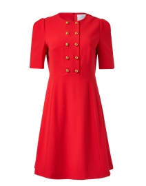 Rosie Red Double Crepe Dress
