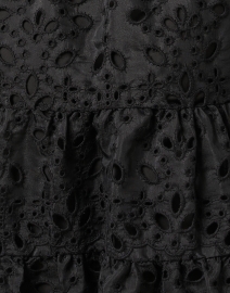 Fabric image thumbnail - Shoshanna - Shia Black Eyelet Organza Dress