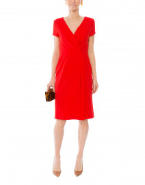 Dsipora Red Stretch Crepe Dress