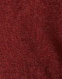 Fabric image thumbnail - White + Warren - Rust Red Mini Trapeze Cashmere Cardigan