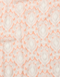 Fabric image thumbnail - Kinross - Orange and Beige Print Silk Cashmere Scarf