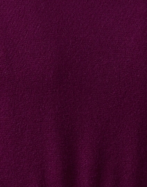 Fabric image thumbnail - Kinross - Plum Cashmere Wrap Sweater