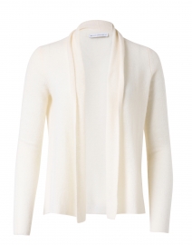 Soft White Essential Cashmere Cardigan
