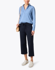 Look image thumbnail - Frank & Eileen - Blue Popover Henley Top