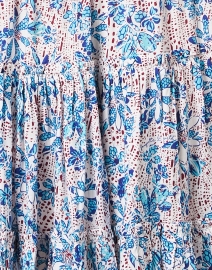 Fabric image thumbnail - Poupette St Barth - Clara Blue and Pink Print Dress