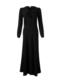 Product image thumbnail - Ines de la Fressange - Ariel Black Tie Neck Dress