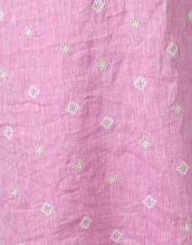 Fabric image thumbnail - Temptation Positano - Giugno Pink Embroidered Linen Dress