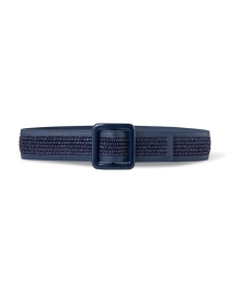 Bocca Navy Woven Raffia Belt