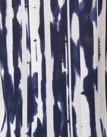 Fabric image thumbnail - Majestic Filatures - Navy and White Print Top