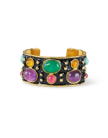 Product image thumbnail - Sylvia Toledano - Black Multi Stone Cuff Bracelet