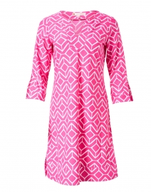 Megan Pink Printed Tunic Dress