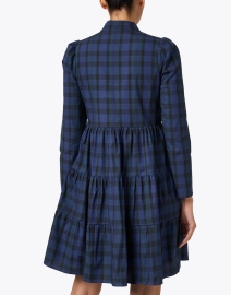 Back image thumbnail - Sail to Sable - Blackwatch Plaid Tunic Dress