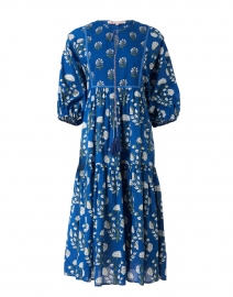 Vivi Blue Floral Midi Dress