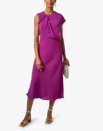 Look image thumbnail - Max Mara Studio - Oscuro Purple Midi Dress